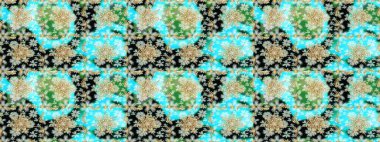 Raster soyut çiçek çelengi altın karalama fantezi yaprakları ve tarafsız renklerde çiçek. El yapımı dekoratif çerçeve, albüm kapağı, tebrik kartı, klasik Art deco tarzı.