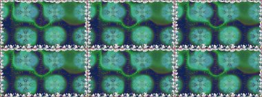 Çiçek deseni. Raster Illustrasyon. Çiçeksiz arka plan. Şatafatlı bahar bahçesi dokusu.