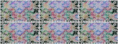 Kusursuz Tony kumaş deseni. Raster illüstrasyonu. Modaya uygun kumaş deseni. Küçük çiçekte sevimli çiçek deseni var..