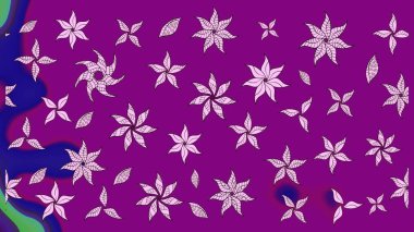 Desen, çizim, çiçek sınırı. Çiçek çelengi. Eski moda arka plan. Güzel, parlak, pürüzsüz kumaş, tuval. Kıvırcık, parlak örgü. Raster illüstrasyonu.