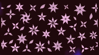 Raster illüstrasyonu. Kumaş, tekstil, duvar kağıdı baskısı için. Eski usul. Renkli desenli eskiz deseni, kahverengi çiçekler ve dekoratif elementlerle. Taslak arkaplan.