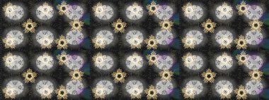 Kar taneleri deseni. Renkli arka planda izole edilmiş kar tanelerinin düz tasarımı. Kar taneleri arka planda. Kar tanesi süsleme deseni. Raster illüstrasyonu.