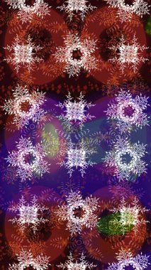 Kar taneleri tasarımı. Retro stil dokusu, şablon kış elementleri. Modern tasarım posteri, kapak, kahverengi, kırmızı ve nötr renkli kart tasarımı. Moda olmuş kar taneleri ve elementler Memphis kartları.