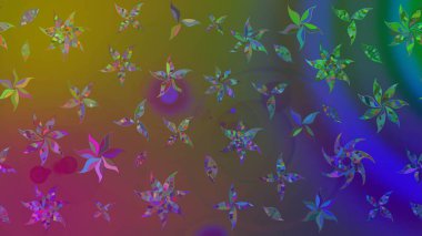 Raster illüstrasyonu. Kahverengi renklerde. Taslak dekoratif arka plan, çiçek mandala. Çiçek..