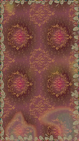 Hediye ambalaj kağıdı, tebrik kartları, posterler ve pankart tasarımı. Raster düz çiçekleri pürüzsüz desen. Kahverengi renkte çiçekler.