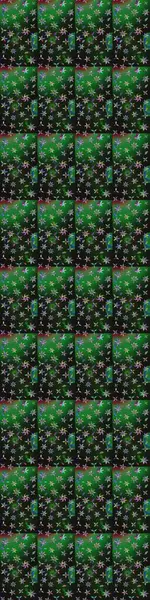 Tekstil için suluboya eskiz deseni. El çizimi çiçek çizimi deseni (fayans). Şirin çiçekli, desenli, gri renkli çizim deseni.