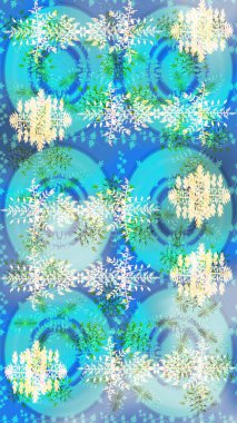 Snowflakes desen. Raster resim. Kar tanesi süs desen. Kar taneleri arka plan. Düz çizmek özgeçmişlerine izole soyut kar taneleri ile.