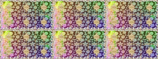 Tarafsız renklerde altın rengi ve altın elementler üzerinde altın pürüzsüz desen. Tarafsız renklerde, altın elementlerle kusursuz klasik desen. Noel, kar tanesi, yeni yıl.