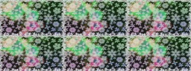 Suluboya tarzında gri renkli çiçekler. Gri renkli çiçeklerle kusursuz çiçek deseni.