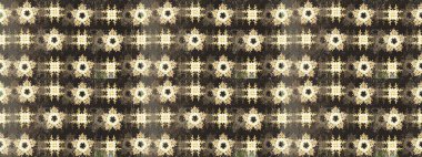 Sevimli küçük çiçek desenle. Raster resim. Çiçek desenli çiçek ve yaprakları ile.