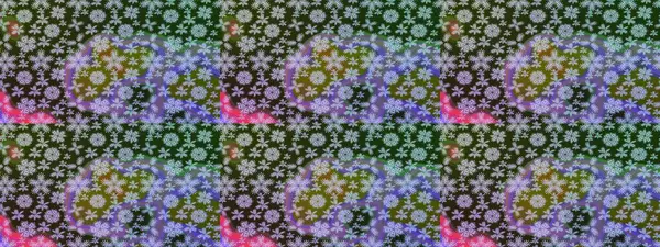 Kabile sanatı boho baskısı, klasik çiçek arkaplanı. Soyut etnik raster çizim kalıbı. Arkaplan dokusu, duvar kağıdı, gri renkli çiçek teması.