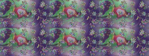 Renkli elementlerle Raster ilginç desen.