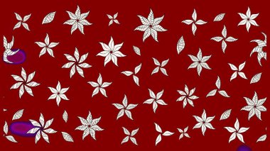 Yazdır. Düz Çiçek Elementleri Tasarımı. Güzel kumaş deseni. Güzel eskiz şekli. Raster çiçekli arka plan. Renkli Yaz Teması çizim şablonu.