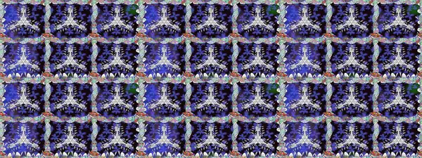 Renkli Bahar Temalı Kusursuz Arkaplan. Düz Çiçek Elementleri Tasarımı. Raster Modaya uygun kumaş deseni. Siyah renkli şirin çiçek deseni.