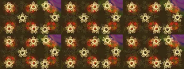 Basit bir kar tanesi. Kışın sembolü, mutlu noeller, mutlu yeni yıl kutlaması Raster illüstrasyonu. Soyut duvar kâğıdı, ambalaj dekorasyonu. Kahverengi, gri ve mor renkli şirin kar taneleri.