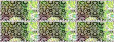 Küçük çiçekli şirin bir desen. Çiçek ve yapraklı çiçek deseni. Raster illüstrasyonu.