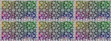 Raster illüstrasyonu. Tekstil ya da kitap kapakları, imalat, duvar kağıtları, baskı, hediye paketi ve yapıştırma kitabı için çiçeksiz arka plan. Küçük ölçekli çiçeklerdeki basit sevimli desen.