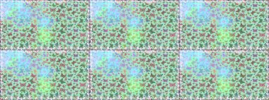 Kağıt, kumaş, ambalaj kağıdı ve duvar kâğıdı tasarımı için hoş bir arkaplan. Raster. Mavi renkli sanat kelebekleri. Çocuklar kelebeksiz desen.