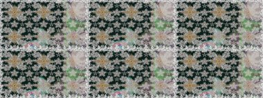 Nazik, narin çiçek arkaplanı. Çiçekli karalama şeklinde Raster çiçek deseni. Gri renkli çiçekler.