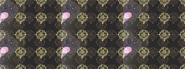 Gri, kahverengi ve altın elementli nötr renklerde kusursuz klasik desen. Noel, kar tanesi, yeni yıl 2019.