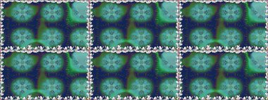 Çiçek mavisi, pürüzsüz desen. Raster çiçek izi. Klasik taslak çizimi.