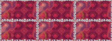 Kartlar, davetiyeler, tarih kartları ve daha fazlası için kullanılabilir. Tatlı suluboya, dikişsiz çiçek deseni. Büyük bir suluboya çiçek seti..