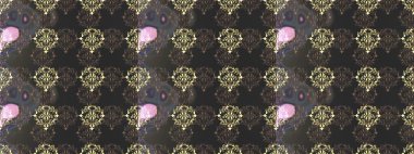 Gri, kahverengi ve altın elementli nötr renklerde kusursuz klasik desen. Noel, kar tanesi, yeni yıl 2019.