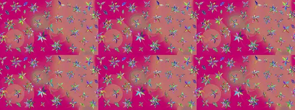 Çiçekli karalama şeklinde Raster çiçek deseni. Pembe renkli çiçekler. Nazikçe, güzel çiçek arkaplanı..