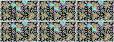 Klasik raster şablonu. Tekrarlayan elementlerle kusursuz soyut arkaplan. Tarafsız ve altın desenli.