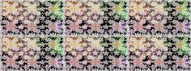 Küçük çaplı çiçeklerdeki basit şirin desenler. Raster illüstrasyonu. Tekstil veya kitap kapakları, imalat, duvar kağıtları, baskı, hediye paketi ve yapıştırma kitabı için çiçeksiz arka plan.