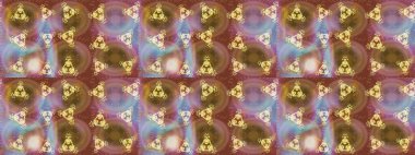 Altın renkli şirin kar taneleri. Basit bir kar tanesi. Kışın sembolü, mutlu noeller, mutlu yeni yıl kutlaması Raster illüstrasyonu. Soyut duvar kağıdı, ambalaj dekorasyonu.