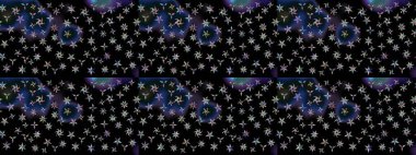 Siyah renkli şirin tekstil. Çiçek arkaplan. Çiçek duvar kâğıdı. Renkli çizim kalıbı. Raster illüstrasyonu.