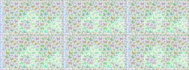 Kusursuz. Raster illüstrasyonu. Sonsuz. Gri arka planda kelebekler. Çizim, karalama, karalama. Kelebeklerle tasarım.