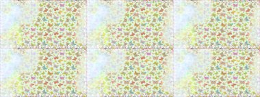 Raster. Doğadaki güzellik. Kumaş, tekstil, baskı ve davetiye örnekleri. Tarafsız zeminde uçan güzel bir kelebek. Kusursuz desen.