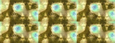 Tekstil veya kitap kapakları, imalat, duvar kağıtları, baskı, hediye paketi ve yapıştırma kitabı için çiçek eskizi geçmişi. Küçük çaplı çiçeklerdeki basit şirin desenler. Raster illüstrasyonu.