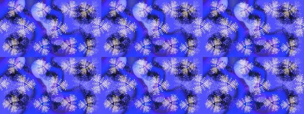 Kar taneleri radyal menekşe, mavi ve nötr renkler. Renkli arka planda güzel kar taneleri. Raster illüstrasyonu..