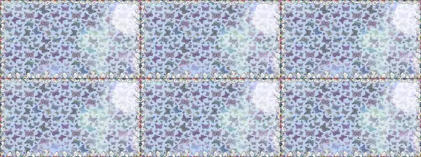 Kelebekler tarafsız ve gri renklerde kusursuz desenler çizerler. Web sayfası geçmişleri, duvar kağıtları, tekstil ve yüzey dokuları için mükemmel. Şirin Raster illüstrasyonu.