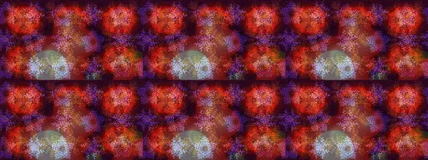 Soyut duvar kâğıdı, ambalaj dekorasyonu. Kahverengi, kırmızı ve mor renkli şirin kar taneleri. Kışın sembolü, mutlu noeller, mutlu yeni yıl kutlaması Raster illüstrasyonu. Kar tanesi kadar basit..