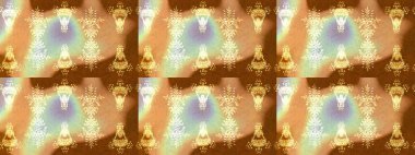 Kar Tanesi Mozaik ikonu. Kahverengi, nötr ve bej renkli siluet kar tanesi işareti. Grafiksel element dekorasyonu. Düz dizayn. Sembol kışı, donmuş, Noel, yeni yıl tatili. Raster illüstrasyonu.