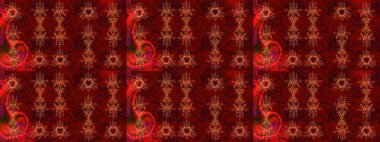 Güzel bir kış süsü. Kırmızı, kahverengi ve siyah kar tanelerinden izole edilmiş. Kar taneleri koleksiyonu. Raster illüstrasyonu.