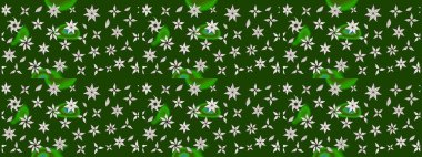 Çiçekler yeşile. Eskiz arkaplan modeli. Suluboya, elle çizilmiş. Raster stoku.