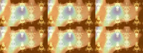 Kar Tanesi Mozaik ikonu. Kahverengi, nötr ve bej renkli siluet kar tanesi işareti. Grafiksel element dekorasyonu. Düz dizayn. Sembol kışı, donmuş, Noel, yeni yıl tatili. Raster illüstrasyonu.