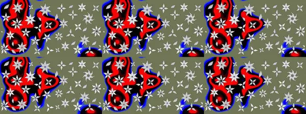 Raster illüstrasyonu. Yeşil renklerde. Anti-stres için Raster soyut şablon sayfası.