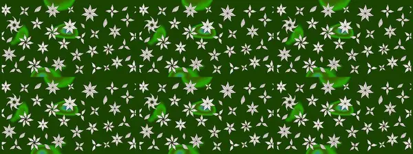 Çiçekler yeşile. Eskiz arkaplan modeli. Suluboya, elle çizilmiş. Raster stoku.