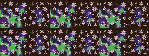 Güzel kumaş deseni. Raster illüstrasyonu. Küçük çiçekteki sevimli çiçek deseni. Güzel karalamalı çiçek deseni çiz..