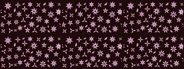 Kahverengi renklerde. Çiçekli güzel suluboya desen. Raster illüstrasyonu.