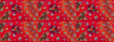 Güzel eskiz şekli. Düz Çiçek Elementleri Tasarımı. Renkli Yaz Temalı eskiz kalıbı. Yazdır. Güzel kumaş deseni. Raster çiçekli arka plan.