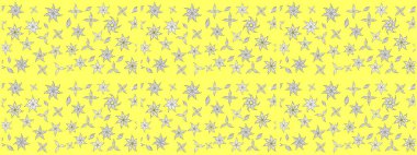 Flower eskiz arka planı. Şatafatlı bahar bahçesi dokusu. Raster illüstrasyonu. Çiçek deseni.