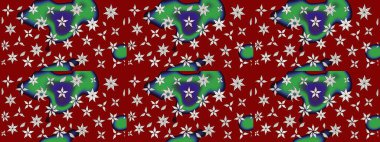 Etnik Mandala süsü. Raster Henna dövme stili. Kızılderili desenli desenli desenli şal deseni. Tekstil, tebrik kartı, boyama kitabı, telefon kılıfı baskısı için kullanılabilir.