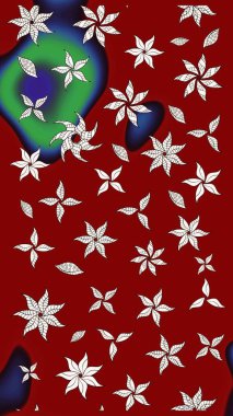 Raster illüstrasyonu. Çiçek arkaplan. Kırmızı renklerde. Suluboya çiçek buketi. Çiçekli tebrik kartı. Doğum günü kartı ya da düğün davetiyesi.